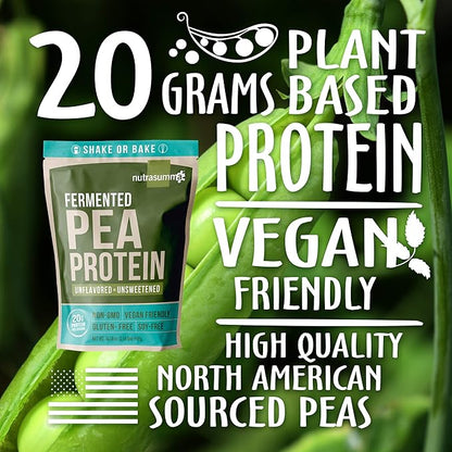 100% Plant Based Fermented Pea Protein 2.14lbs -