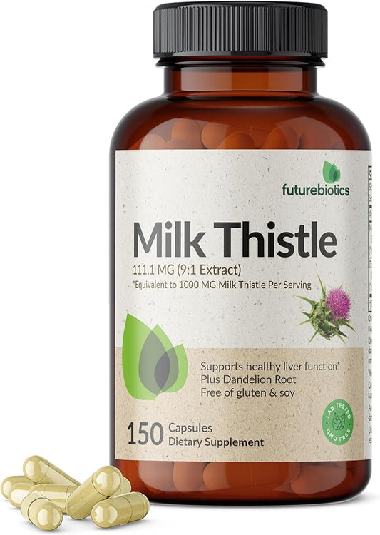 Futurebiotics Milk Thistle Silymarin Marianum & 150 Capsules