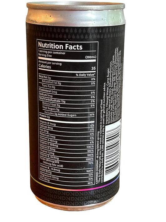 NextDay 6-Pack All-Natural Recovery Drink | Proprietary Formula with DHM, Multi-Vitamins, Zinc, Magnesium & a Little Caffeine| Be prepared for the NextDay | 6.8 fl oz/200 ml per can
