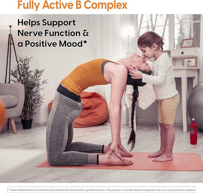 Doctor's Best Fully Active B Complex, Energy & Cellular Support, Non-GMO, Gluten Free, Soy Free, Vegan 60 Veggie Caps