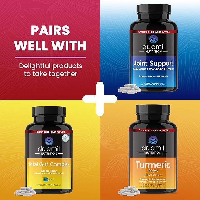 Dr. Emil Berberine 500mg Capsules 30-Day Supply