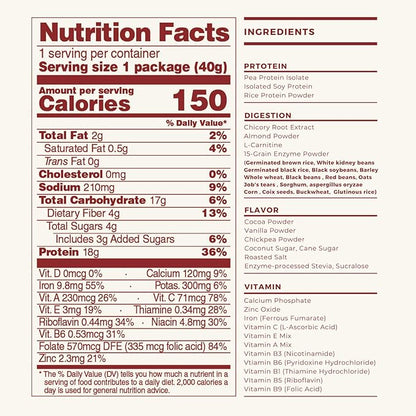 vegan high protein powder for meal