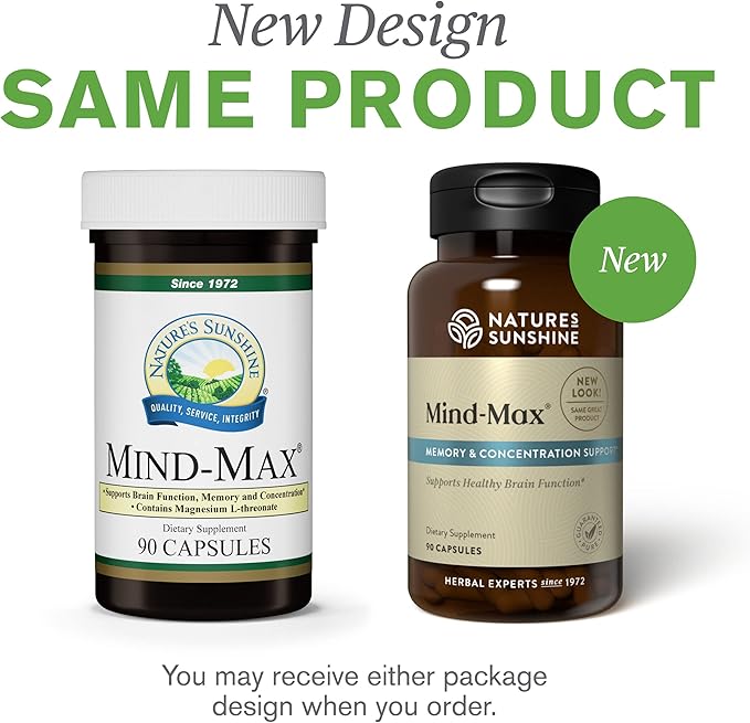 Nature's Sunshine Mind-Max 90 Capsules