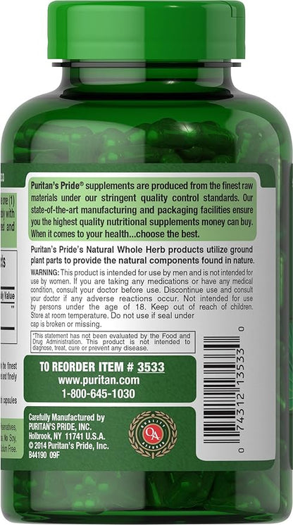 Puritan's Pride Saw Palmetto 450 Mg, 200 Count