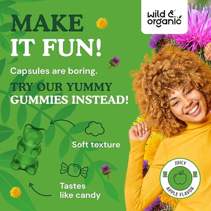 Wild & Organic Liver Support Gummies 60 Milk