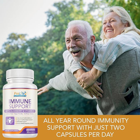 10 in 1 Natural Immune Support B6, Turmeric, 60 Count