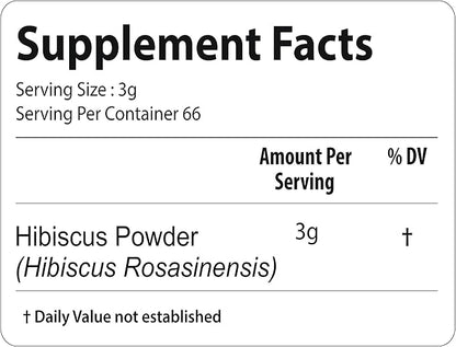 bixa BOTANICAL Hibiscus Powder (Hibiscus Rosa 1 Pound (16 Oz)|