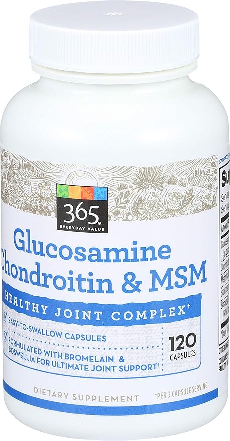 365 Everyday Value, Glucosamine Chondroitin & 120 ct