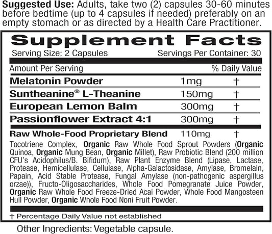 EMERALD LABS Sleep Health 60 Vegetable