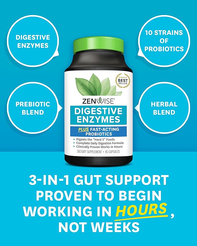 Zenwise Digestive Enzymes (45 Count)