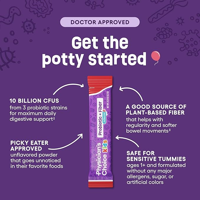 Physician's Choice Kids Probiotic + Prebiotic 1+) - 24 Pack