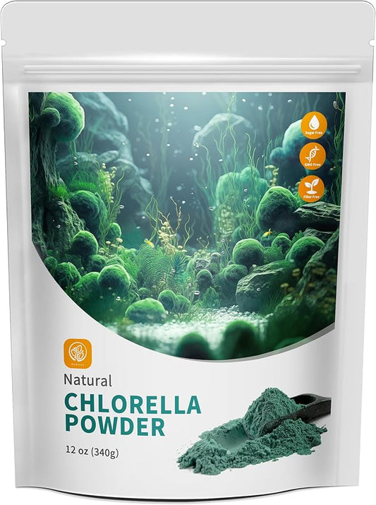 Chlorella Powder Natural with 12 oz