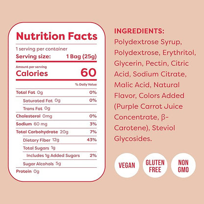 Kiss My Keto Gummy Peach Rings Candy – 1g Sugar, Low Carb, High Fiber, non-GMO Peach Ring Candy – Healthy Peach Gummy Rings, Bag of Peach Rings – Peach Rings Candy Bulk Peach Rings Bulk (32-Pack)
