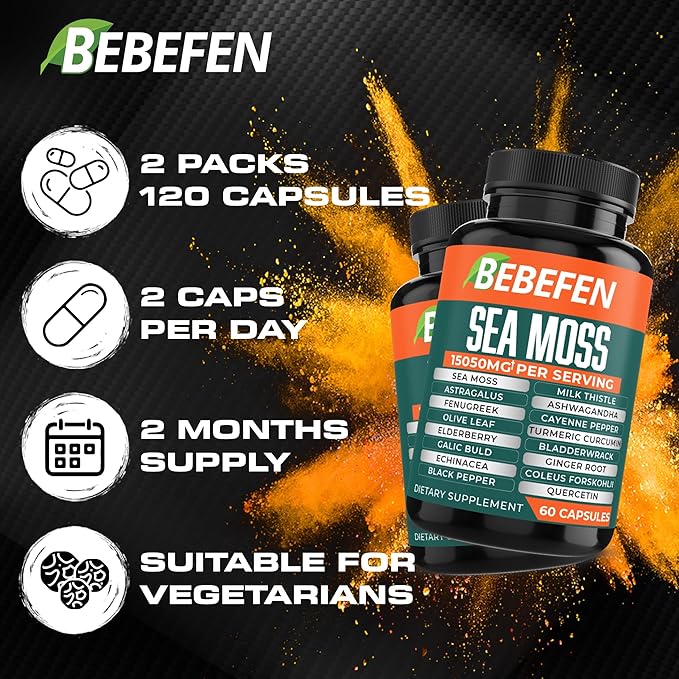 BEBEFEN (2 Packs) 15050mg Sea Moss