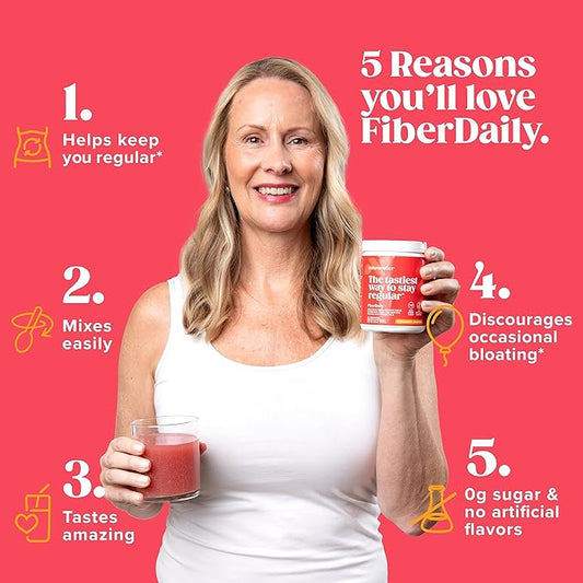 FiberDaily Delicious Fiber Powder 30 Servings