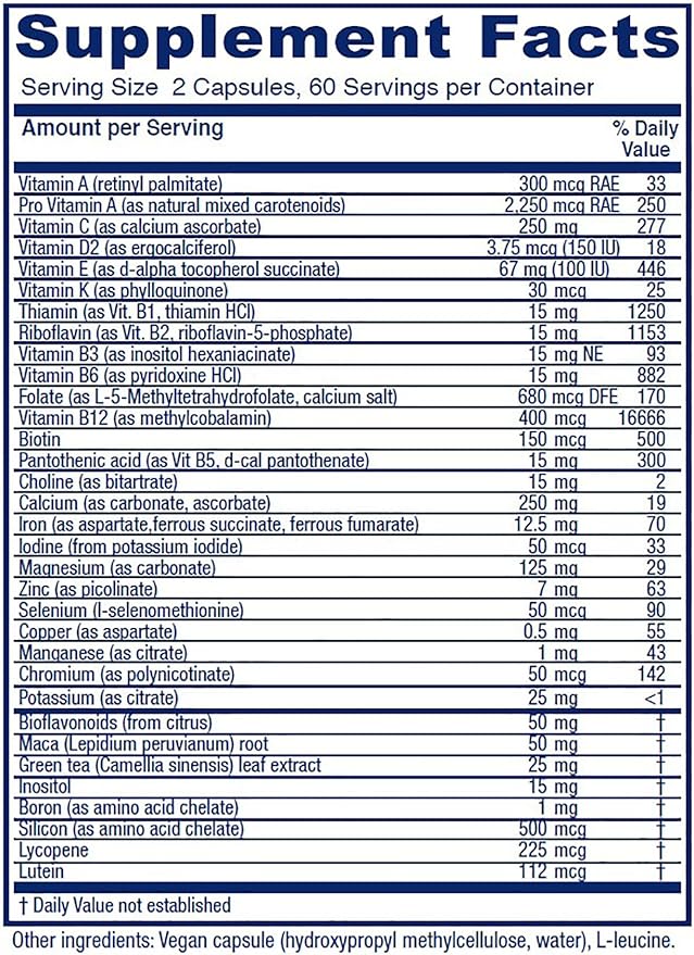 Vitanica FemTeen Symmetry, Vitamins for Teens, 120 Capsules