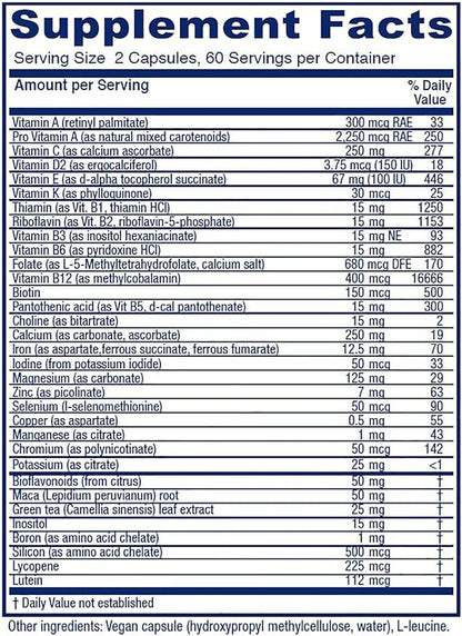 Vitanica FemTeen Symmetry, Vitamins for Teens, 120 Capsules