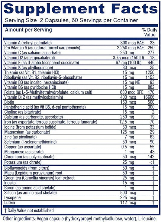 Vitanica FemTeen Symmetry, Vitamins for Teens, 120 Capsules