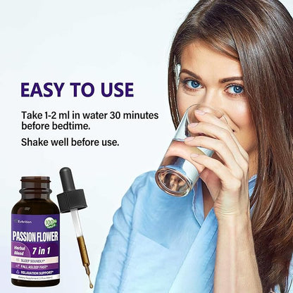 Passion Flower Liquid Drops for Sleep Supplement.2oz