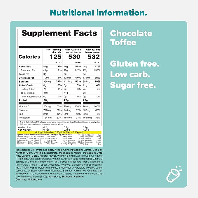 Keto Chow Chocolate Toffee 21 Meal