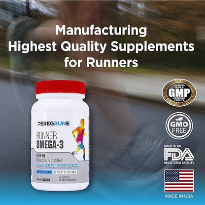 Runner Omega 3 Fish Oil – 1000 mg, 1 Month