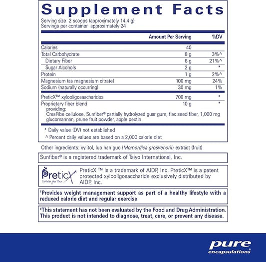 Pure Encapsulations PureLean Fiber 12.2 Ounces*