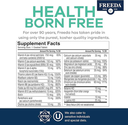 Freeda Senior Multivitamin 60 and 60 Plus 60 Plus (100 Count)