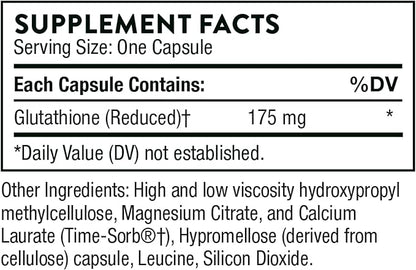 THORNE Glutathione-SR - Sustained-Release Glutathione 60 Capsules