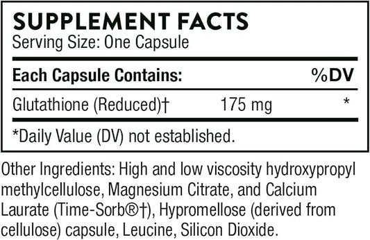 THORNE Glutathione-SR - Sustained-Release Glutathione 60 Capsules