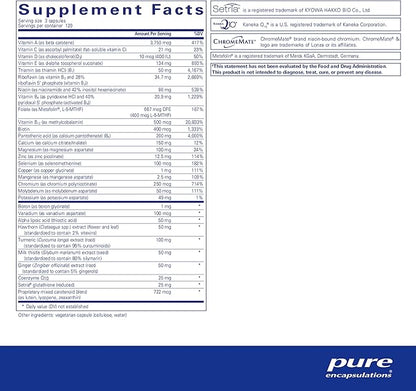 Pure Encapsulations UltraNutrient CoQ10 & 360 Capsules