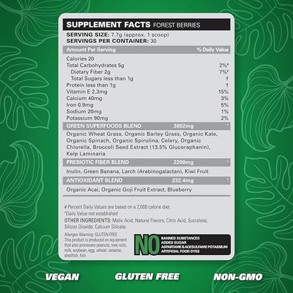 EHP Labs OxyGreens Super Greens Powder 30 Serves