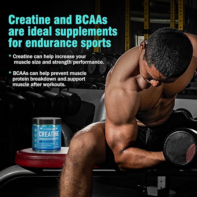 Creatine Monohydrate Gummies 5g for Men 120 Creatine 1000 mg, B12, Chewables 1Pack