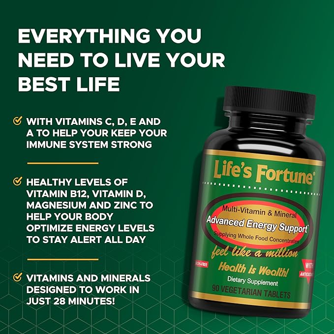Life's Fortune Multi-Vitamin & Mineral All 90 Tabs