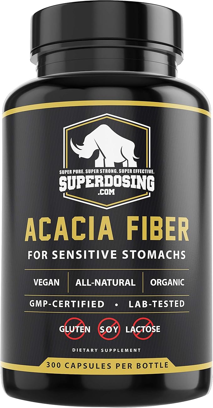 Fast Acting, Organic Acacia Senegal Fiber 300pk. Natural