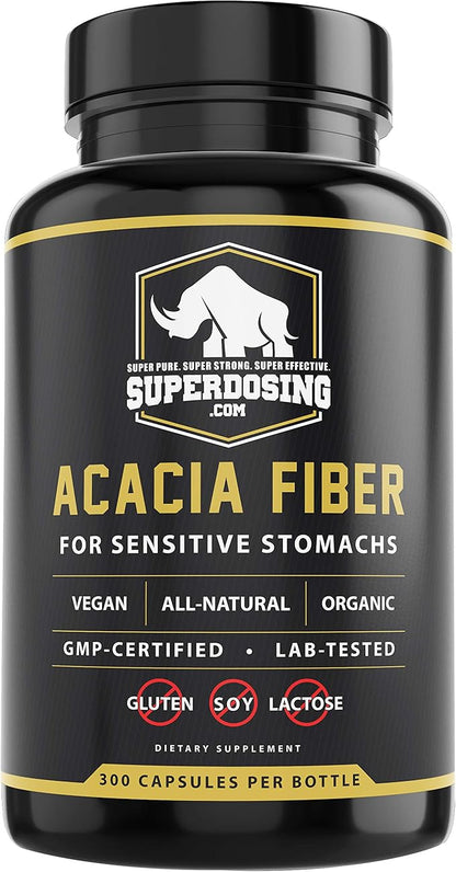 Fast Acting, Organic Acacia Senegal Fiber 300pk. Natural
