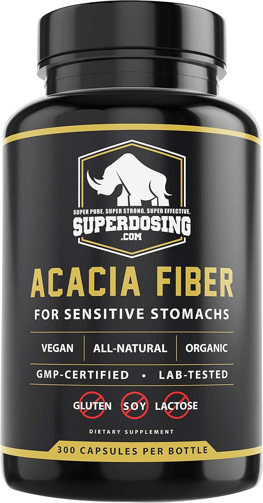 Fast Acting, Organic Acacia Senegal Fiber 300pk. Natural