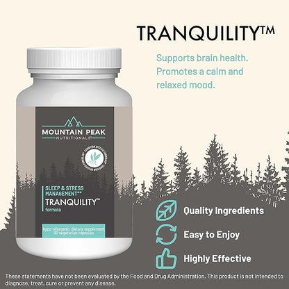 Tranquility Formula - Supports Brain Health, B6, Vitamin B12 and (90 Vegetarian