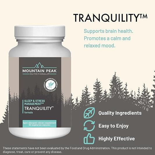 Tranquility Formula - Supports Brain Health, B6, Vitamin B12 and (90 Vegetarian