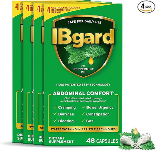 IBgard Gut Health Supplement, Peppermint Oil 192 Capsules