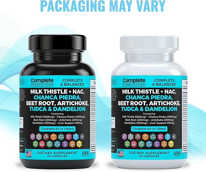 Milk Thistle + NAC Supplement 60 Capsules