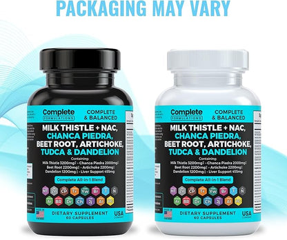 Milk Thistle + NAC Supplement 60 Capsules