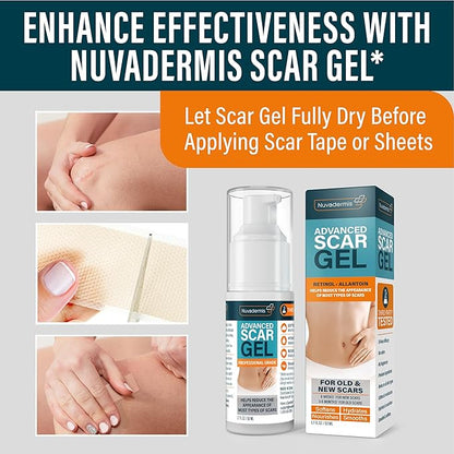 NUVADERMIS Silicone Scar Sheets – Extra 4 –