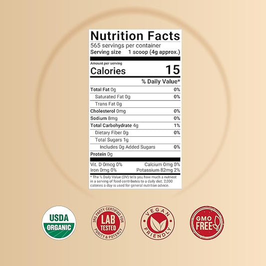 NatureBell Organic Beet Root Powder 5Lbs | 4,000mg Per Serving – Concentrated Whole Beet Root Source | High Dietary Nitrates – Raw Superfood Supplements – Great for Vegan Shakes & Smoothies – Non-GMO