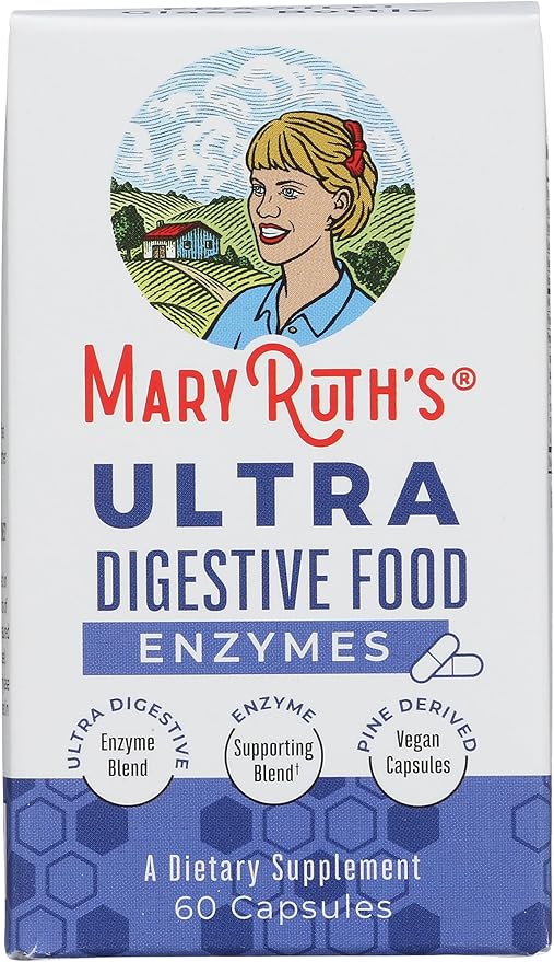 Mary Ruth's Ultra Digestive Food Enzymes Capsules, 60 CT