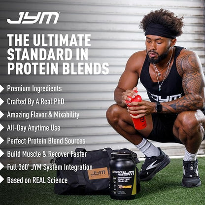 Pro JYM Chocolate Mousse Protein Powder - Whey Protein Isolates, Casein, & Milk Protein, Lean Muscle Building for Men & Women, JYM Supplement Science, 45 Servings