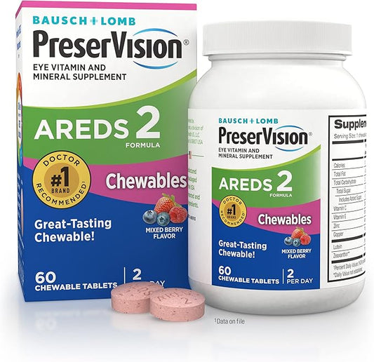 PreserVision AREDS 2 Eye Vitamin & 60 Chewable