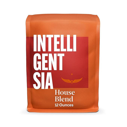 Intelligentsia Coffee, Light Roast Whole Bean Coffee - House 12 Ounce Bag with Flavor Notes of Milk Chocolate, Citrus and Apple
