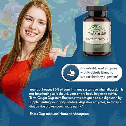 TERRA ORIGIN - Digestive Enzymes 60 Servings