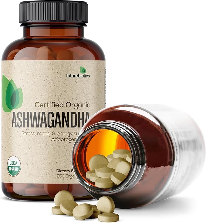 Futurebiotics Certified Organic Ashwagandha Stress Mood 250 Organic