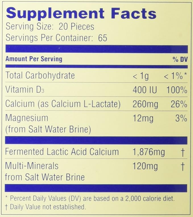 Umeken Mineral L-Cal Supplement, Small Bottle, 2 Month D3 and 130g, 1300 1300 Balls 1)